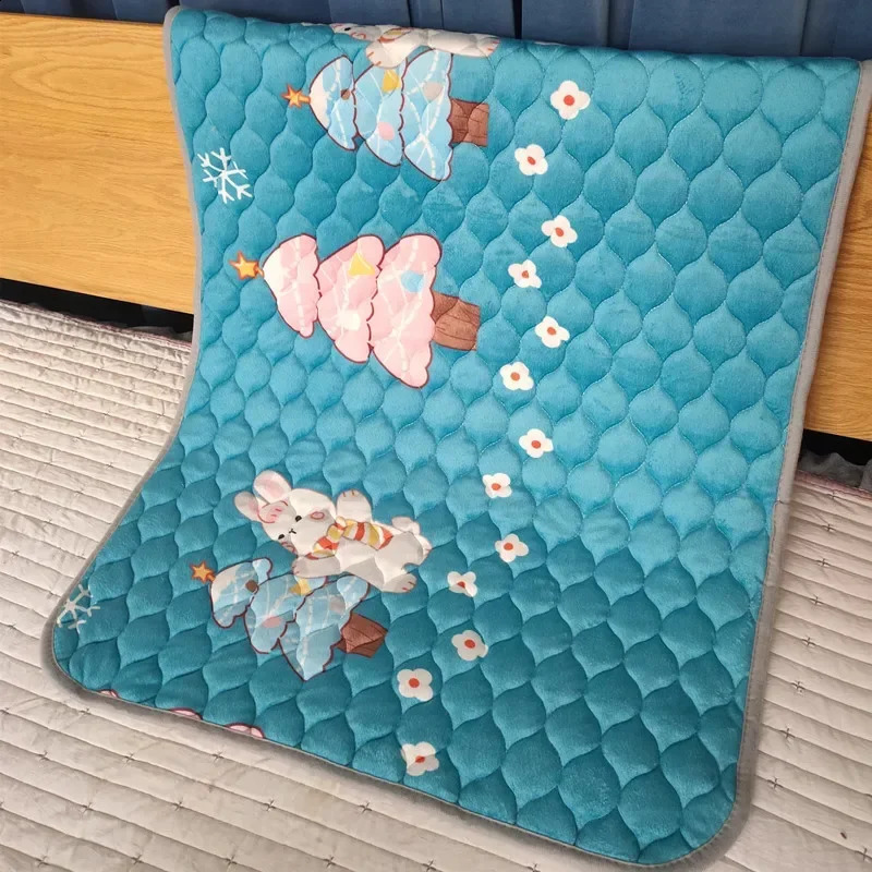 Washable Baby Changing Pad Cartoon Baby Changing Mat Baby Changing Mat 70X100CM born Waterproof Pad Portable Compact Nappy 241223