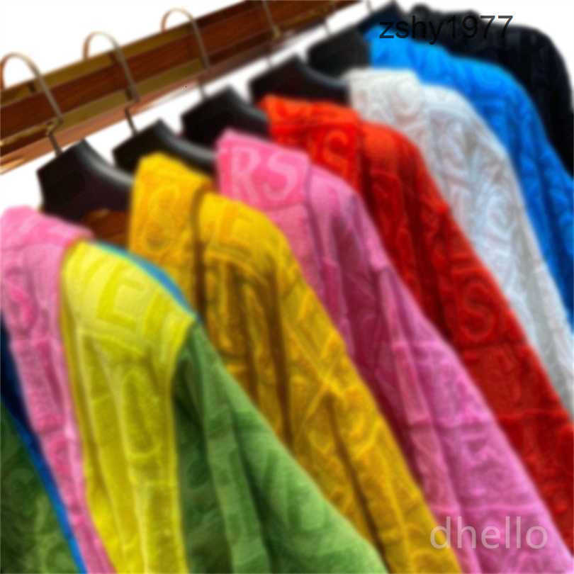 Designer Robe for Women Pamas Mens Bathrobe Vacation Pjs Set Shawl Collar Pure Cotton Loungewear Family Couple Bath Sleeprobe Home Wear Sleepwear Pj W47o