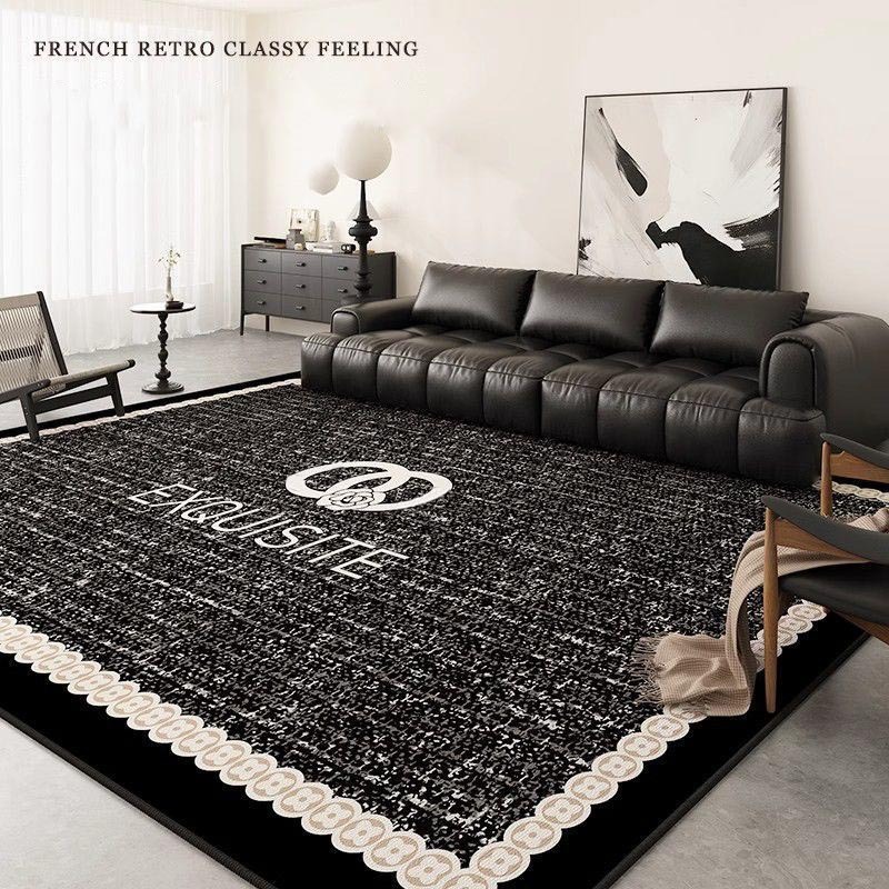 Designer rug ins living room rug Simple light luxury high-end sofa coffee table large area full cover bedroom bed room floor mat 40*60-120*180
