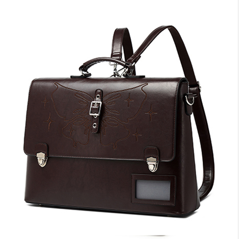 Vintage Cowhide Women's Backpack Large Capacity Genuine Leather Women Shoulder Bags College Style School Female Tote Bag