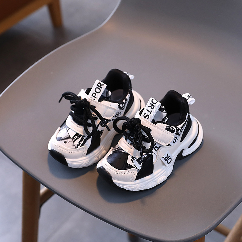 Kids Shoes for Boys and Girls Children Comfortable Funny Graphic Printed Sneakers Littlesprouts Non-slip School Casual Walking Footwear Sizes 21 - 30