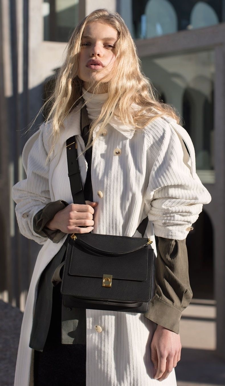 Numero Sept Designer Shoulder Bag - Full-Grain Calfskin With Smooth & Textured Options For Women's Crossbody Hobo Style B2