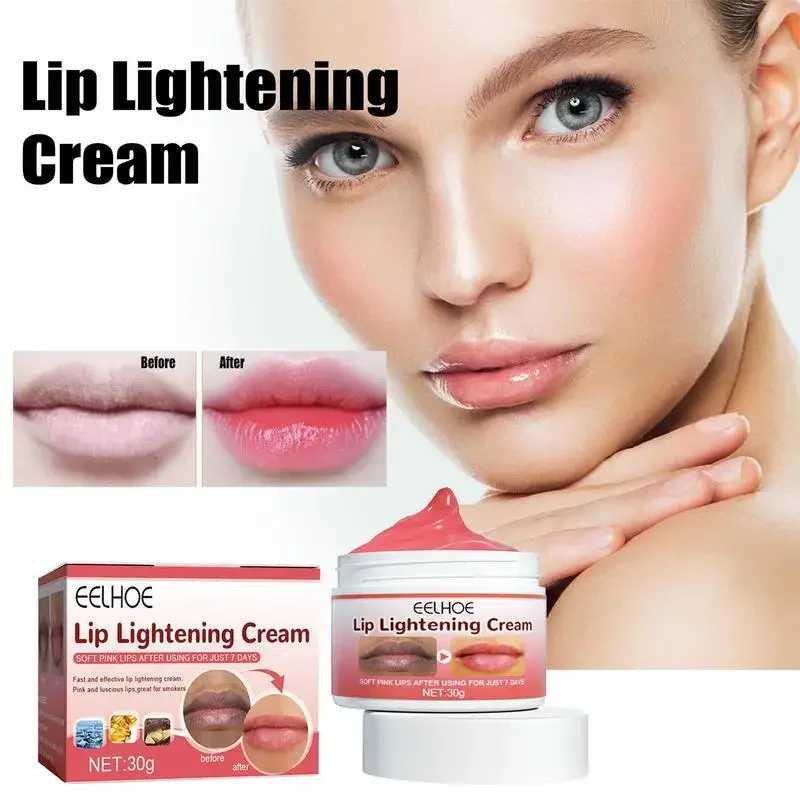 Lip Lightening For Dark Lips Healthy Organic Lip Lightening Cream Balm For Soft Pink Lips 30g Lip Balm For Brightening Dark LipsXJ241223