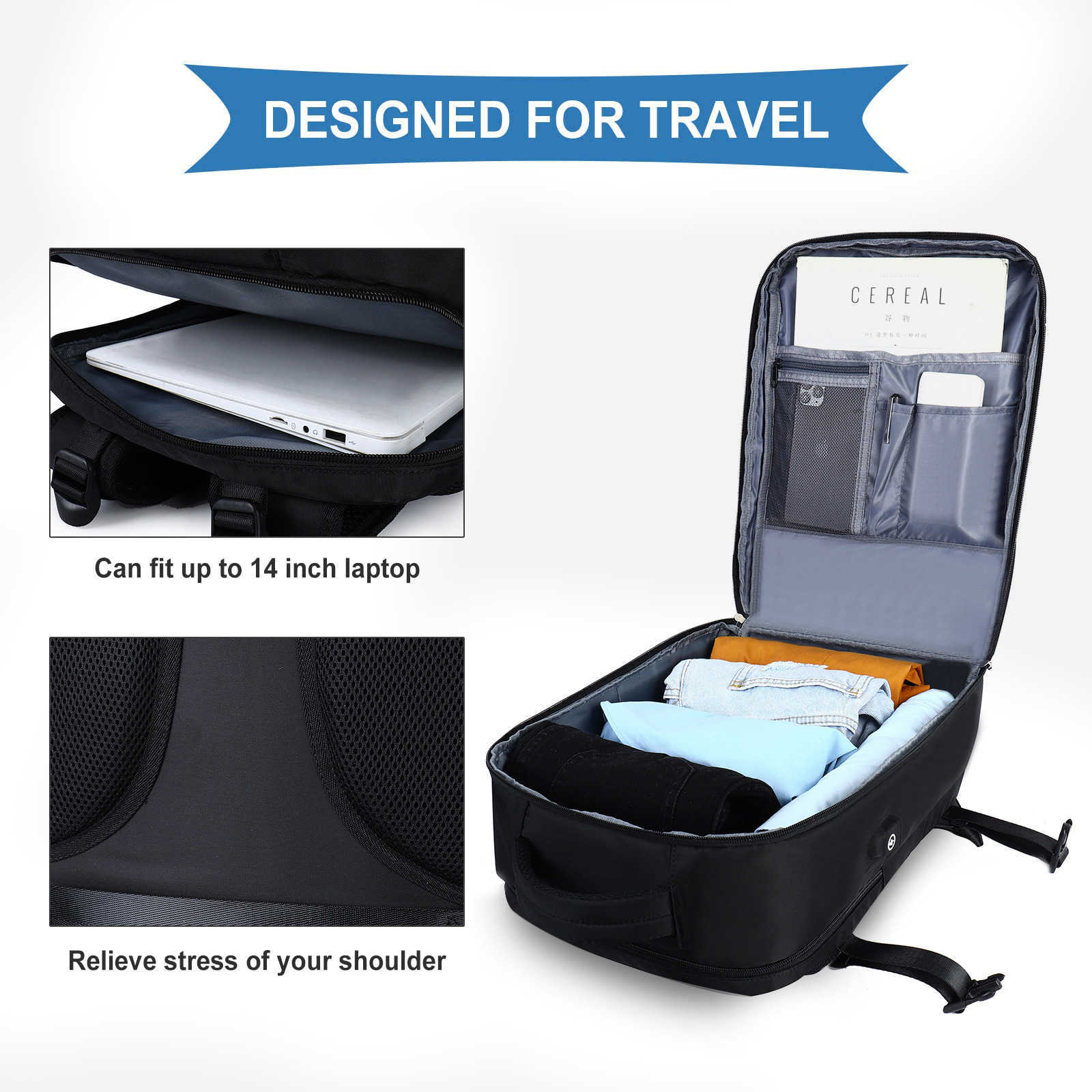 Travel Backpack Women s Large Capacity Multifunctional Male Student Laptop Travel Bag Luggage Bag 241223
