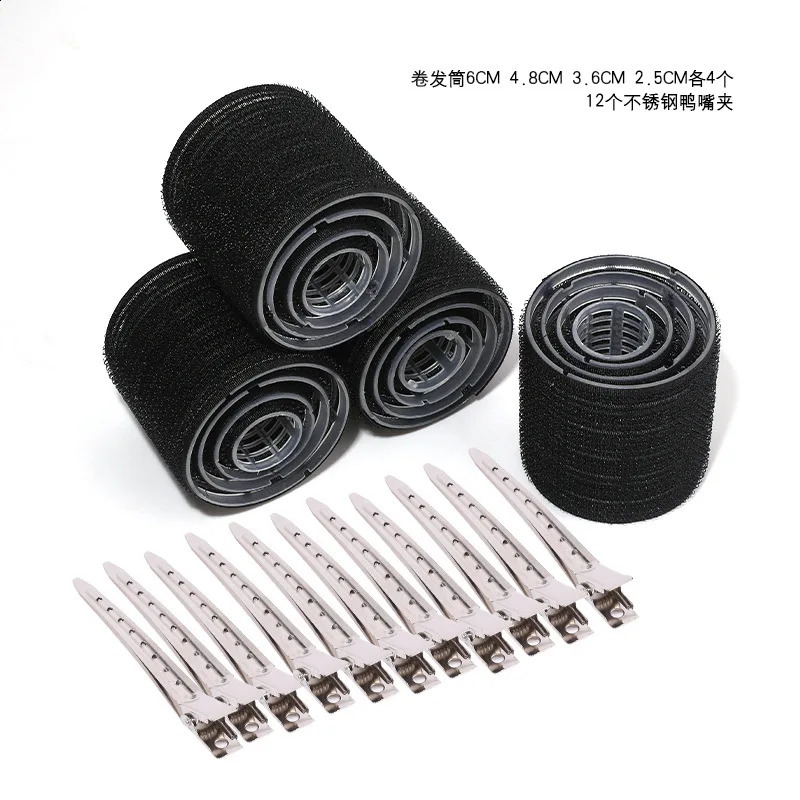 Self-Grip Hair Rollers Heatless Hair Curlers No Heat Hair Bangs Volume Self-adhesive Hook Curlers DIY Styling Tools 241220
