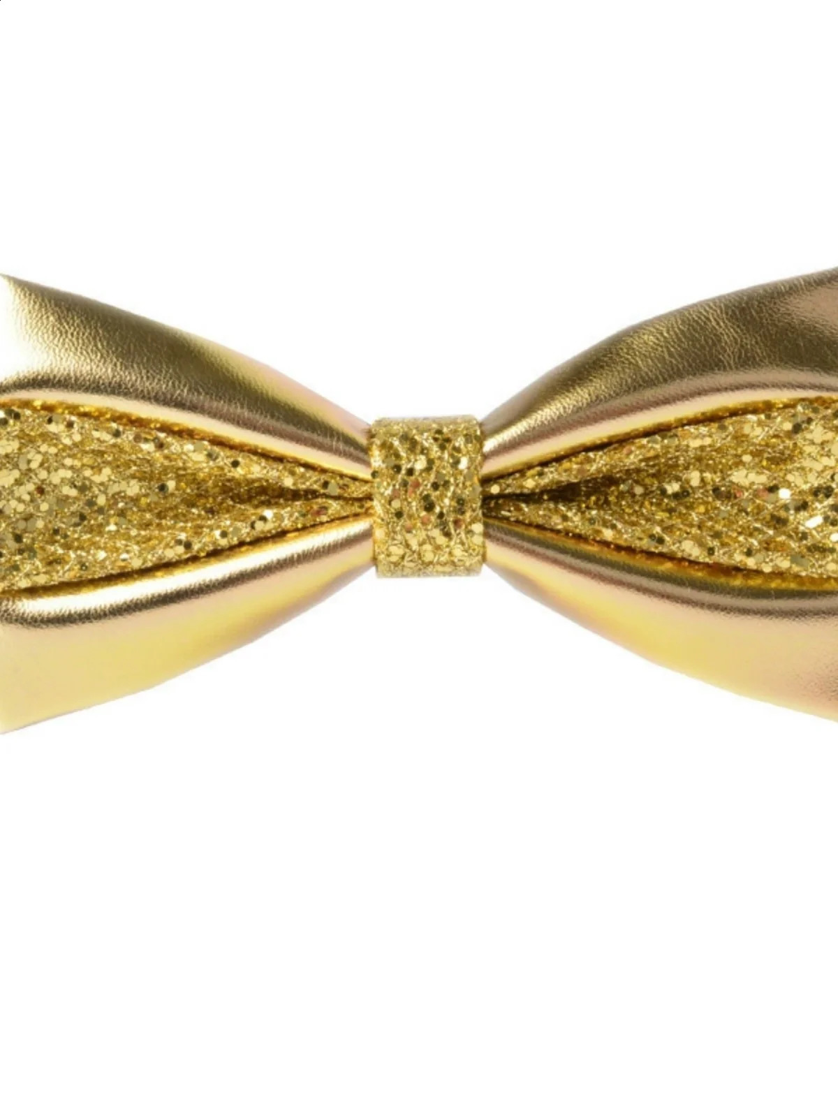 Mens bow PU formal wedding dress gold silver black groom UK Korean bow leather trend solid color 241220