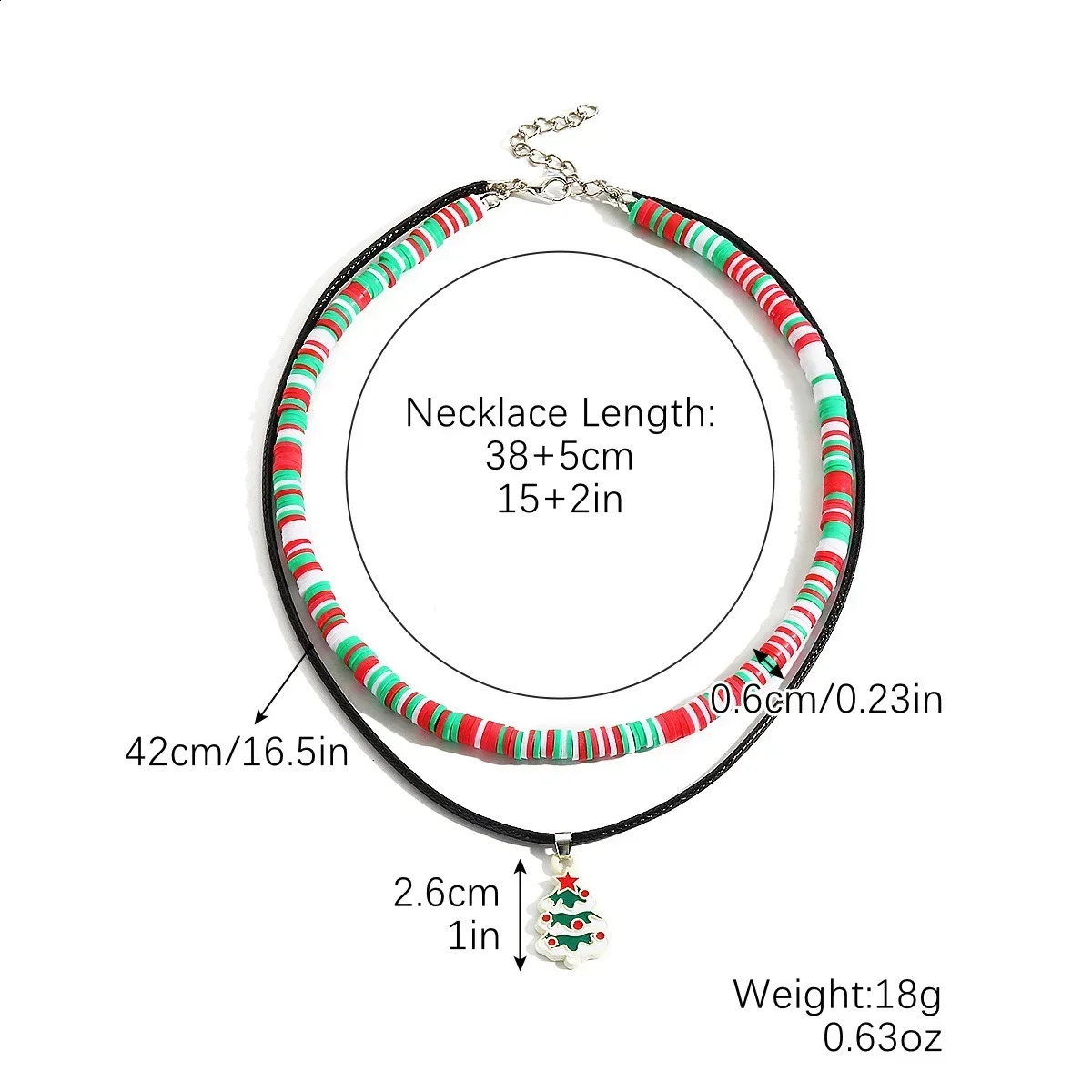 10pcs Necklace for Women Men Christmas Party Jewelry Aihua Cute Christmas Necklaces Enamel Bell Snowman Tree Deer Santa Gifts 241220