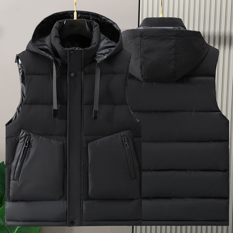 Autumn Winter Designer Jacket Large Tank Top Loose Sleeveless Warm Jacket 8XL