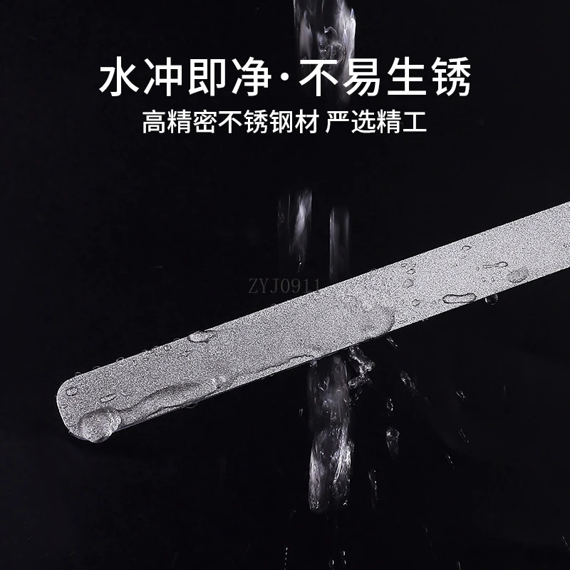 Stainless steel nail file manicure matte grinding strip emery sand strip rubbing stick grinding foot nail artifact manicure tool 241223