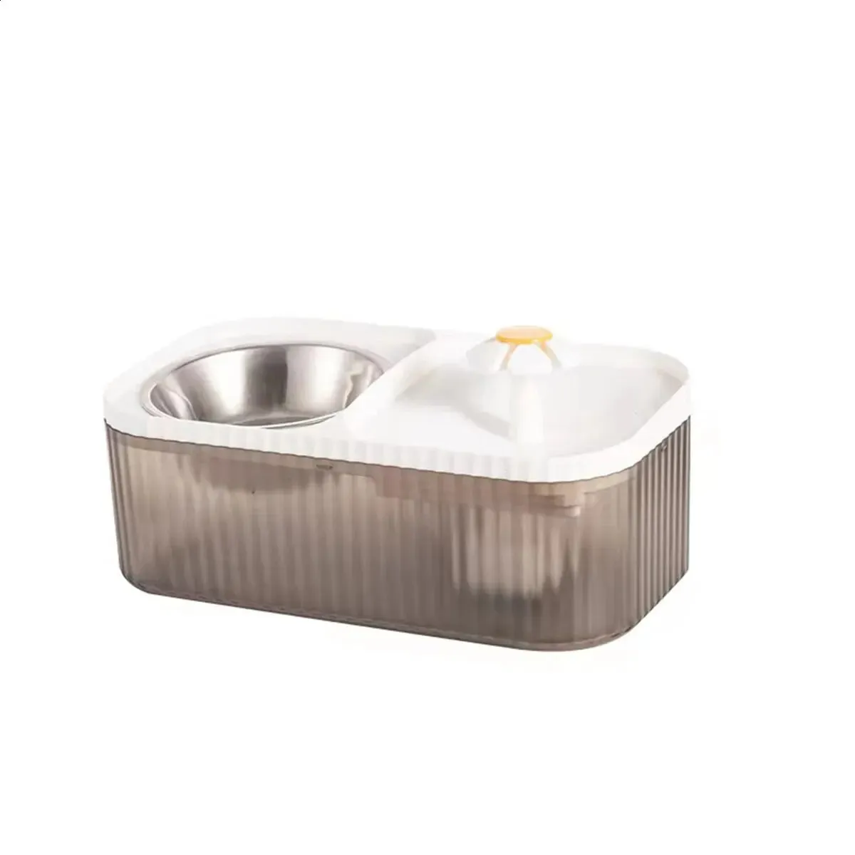 Automatic Cat Water Fountain With Stainless Steel Food Bowl Elevated Cat Feeder And Water Feeder For Indoor Cats