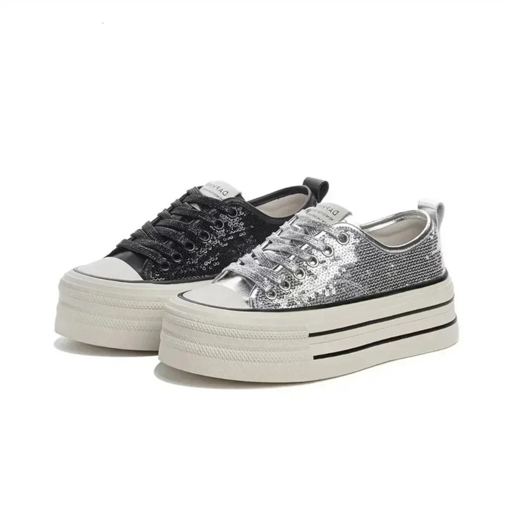 2025 New Women's Designer Fashion Casual Thick soled Shoes Flat soled Shoes Women's Casual Shoes Trendy Sports Shoes