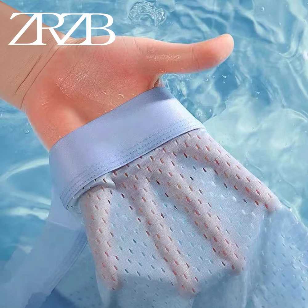 Mens underwear Mens underwear Boxer Mens Ropa Indoor Hombre Calzoncillos Breathable Hombre Bamboo Hole Large Size W241223