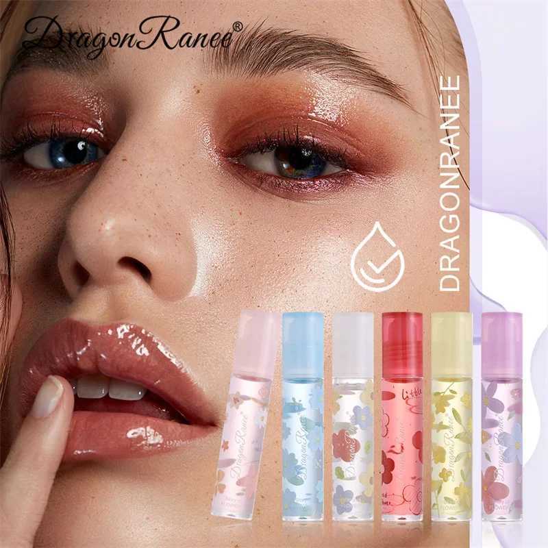 Transparent Jelly Lip Gloss Clear Petal Lip Balm Moisturizing Hydrating Colorless Crystal Lip Oil Anti Cracked Woman Lips CareXJ241223