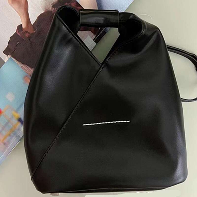 Women's Bags Handbag Triangular Hobo Splicing Portable PU Leather Tote Bag Fashion Women Handle Twist Handbag