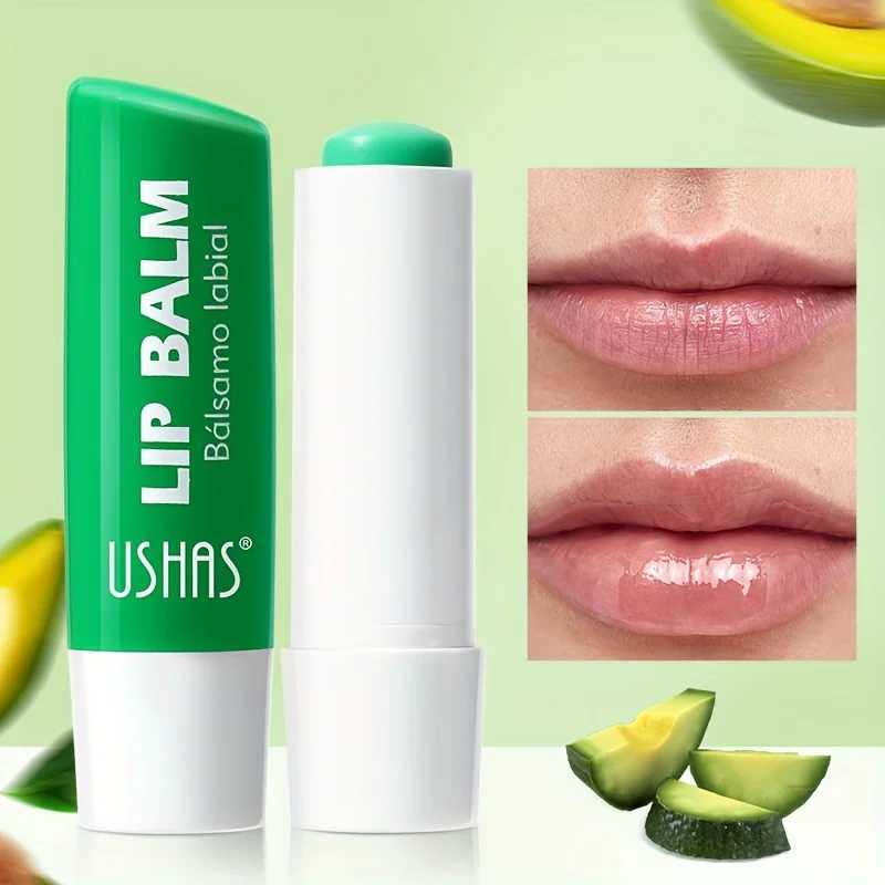 USHAS 4 Fruit Flavors Lip Balm Hydrating Moisturizing Lip Balm Autumn Winter Exfoliate Natural Ingredients Lip Care ToolsXJ241223