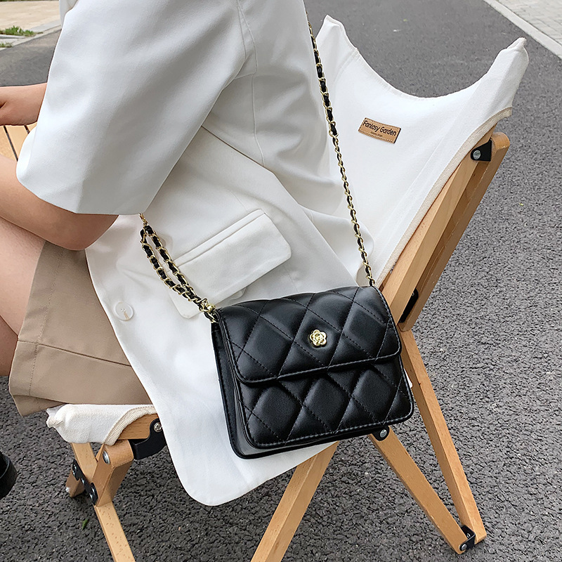 Mini Quilted Crossbody - Elegant Black Flap Shoulder Bag With Chain Strap, Lightweight For Daily Use New Free Delivery Designer Bag
