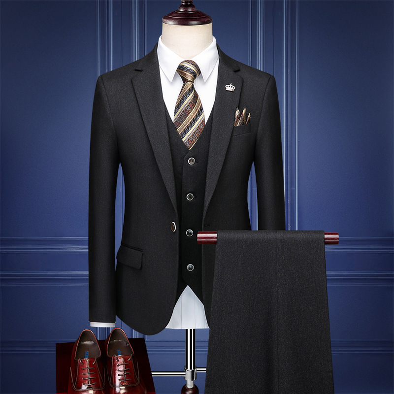 K843 Men's Slim Fit Casual Suit Jacket - Trendy High-End Design for Spring & Autumn