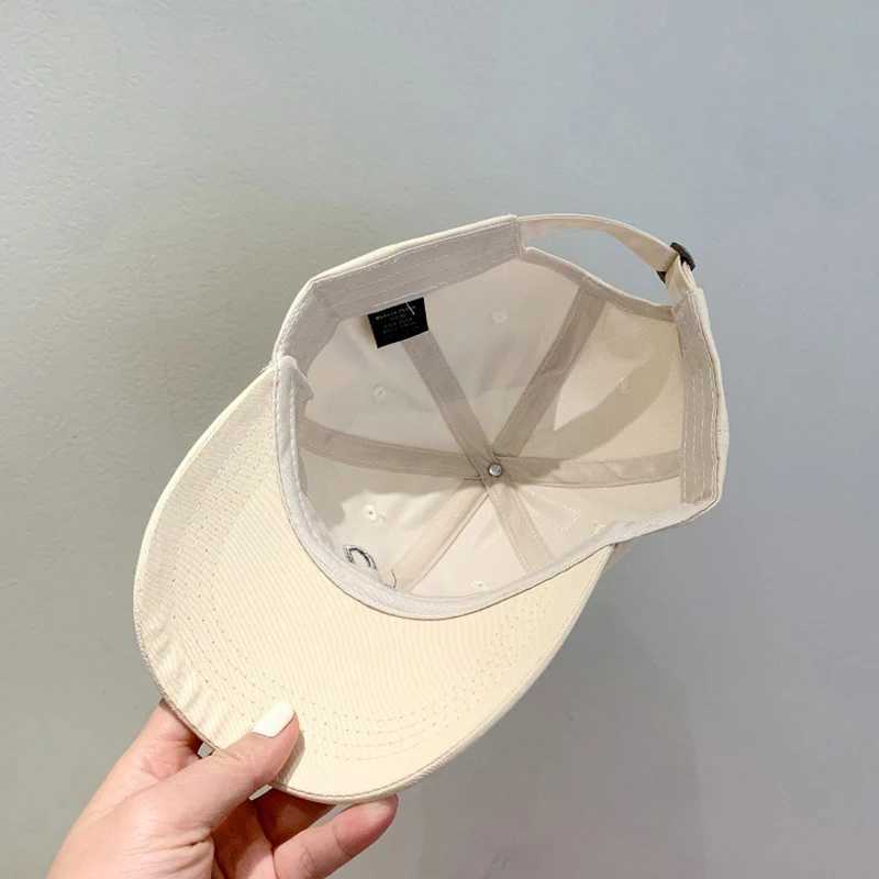 Caps Hats Solid color childrens baseball cap Korean bow embroidered girls sun hat adjustable summer childrens cotton snap cap H241223