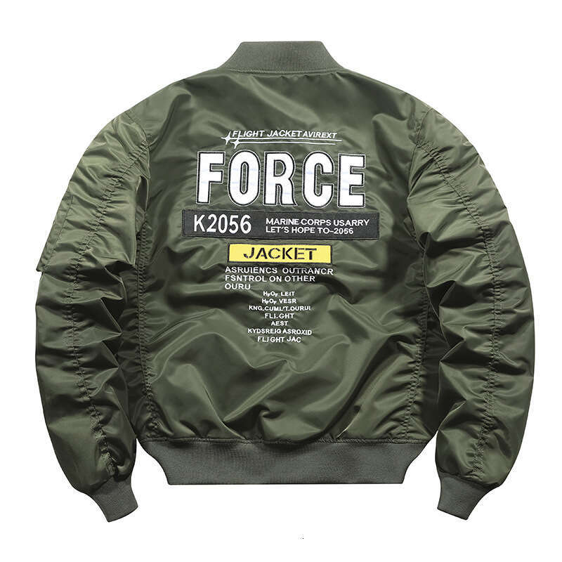 Heavy Industry Embroidery Hardman Coat Live Broadcast CottonThin Air Force MA1 Pilot Male Flight Jacket