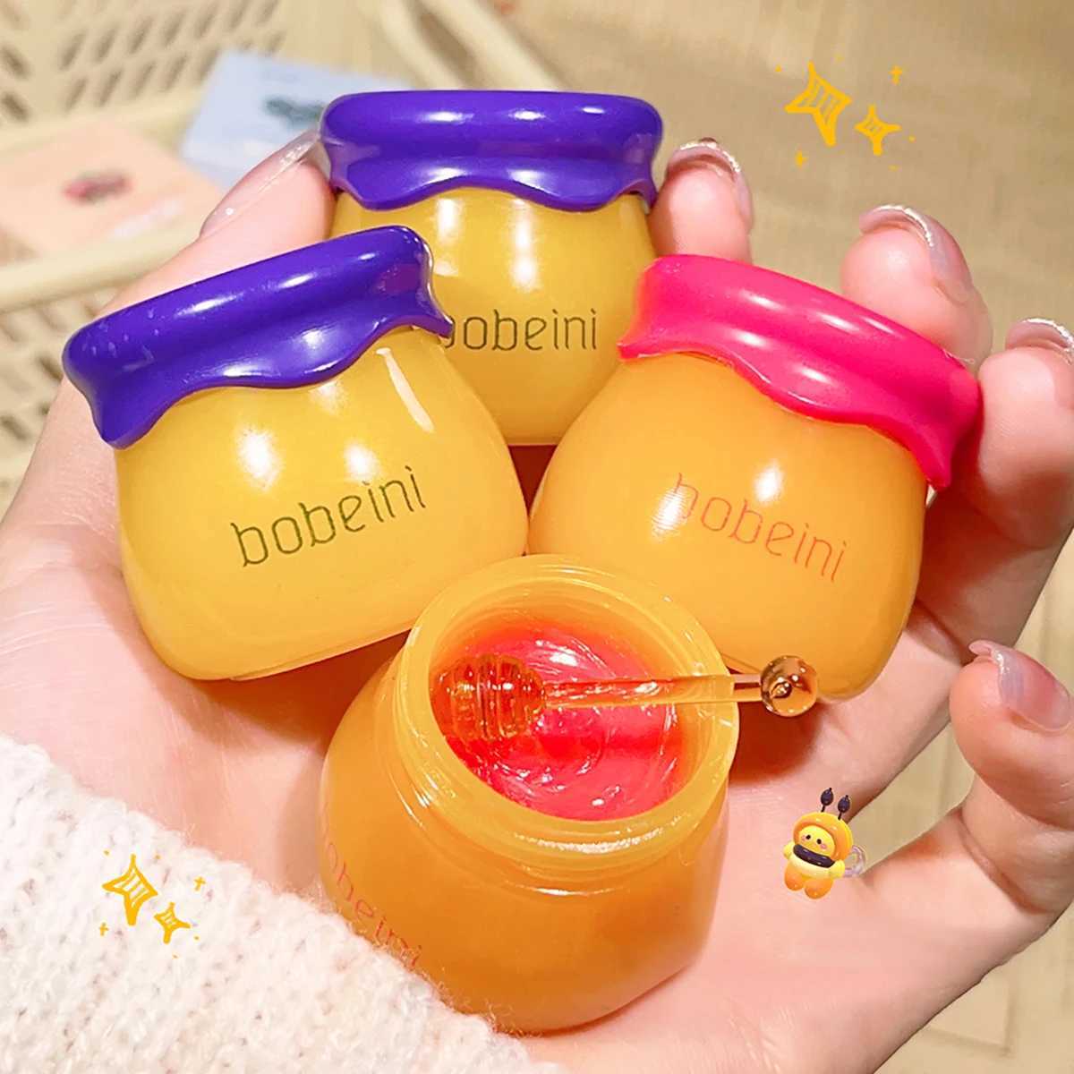 Hydrating Peach Honey Lip Mask - Long-Lasting Moisture Soothes Dry Lips Reduces Fine Lines For WomenXJ241223