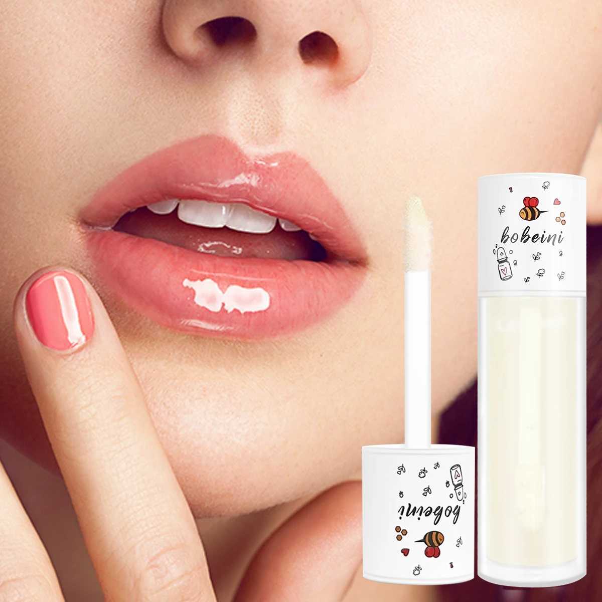Moisturizing lipstick - lines neutral skin tone gloss effect pink and yellow tone moisturizing makeupW241223