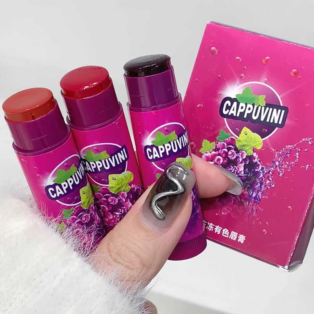 Fruit lipstick moisturizing grape anti dry lipstick easy to carry anti crack lipstick color lipstick cosmeticsW241223