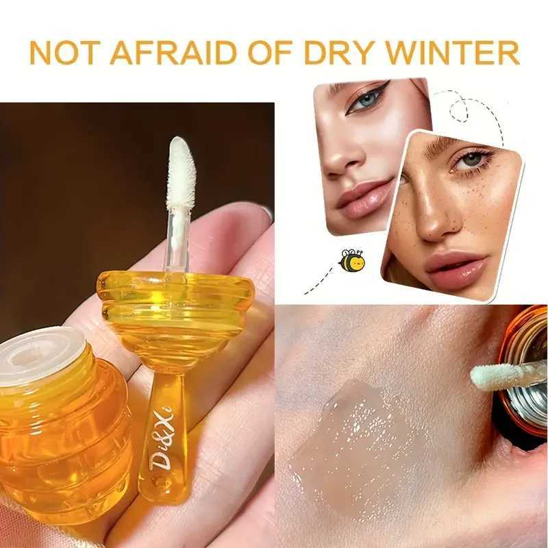 Honey jar lipstick fruit lipstick lasting moisturizing nourishing lipstick gloss care cosmeticsW241223