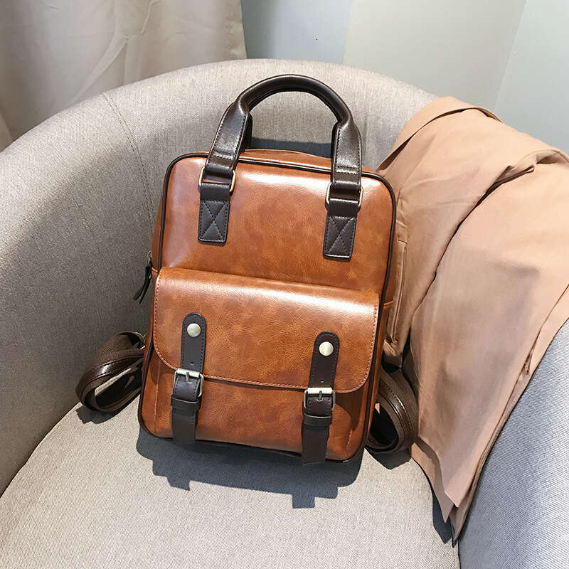 Women's New Fashionable Creative Backpack With Multi-Functional And Personalized PU Shoulder Bag That Can Be Carried By Hand