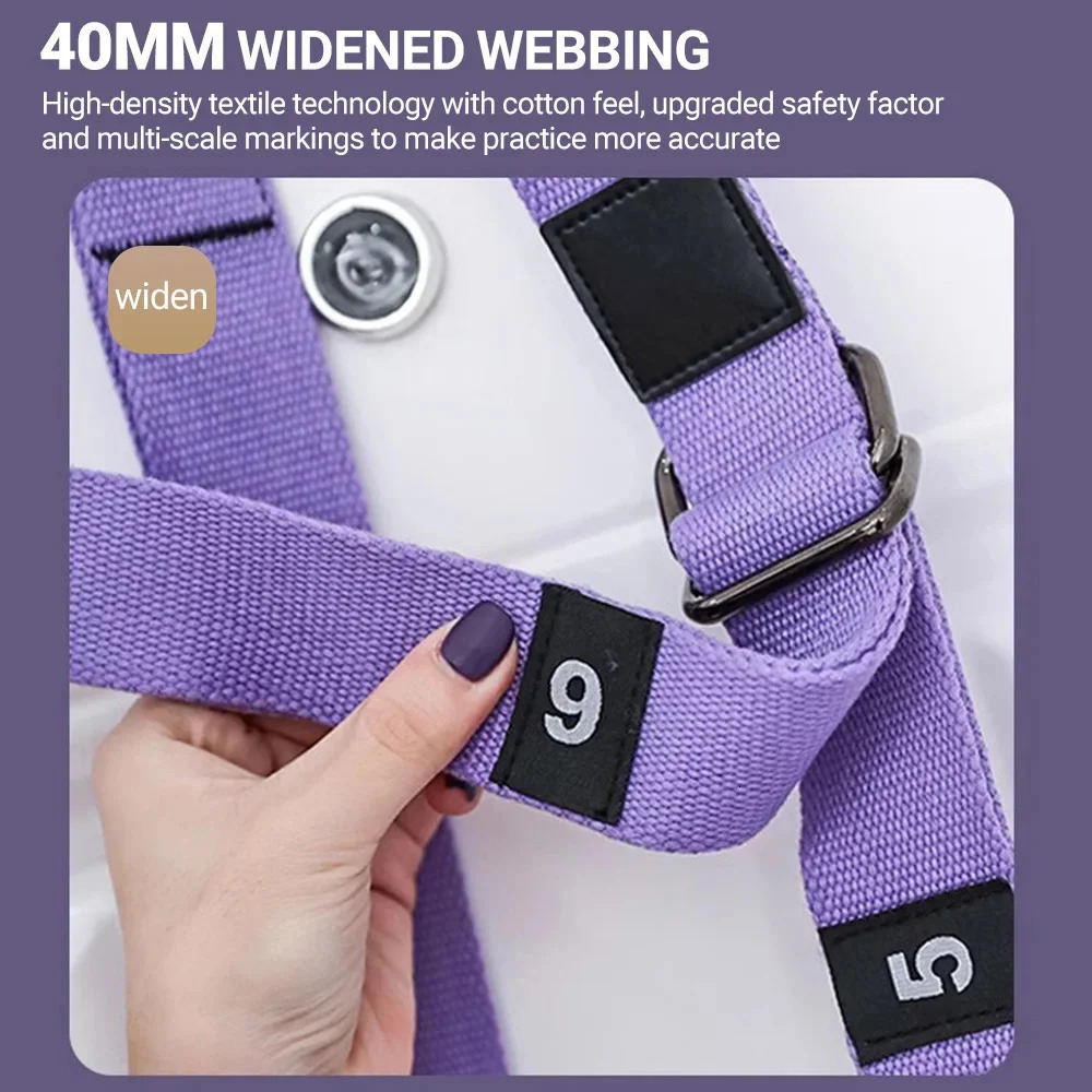 Finger Stretching Tool Elastic Yoga Belt Woman Hammock Split Lower Waist Trainer Inverted Rope Pull 241216