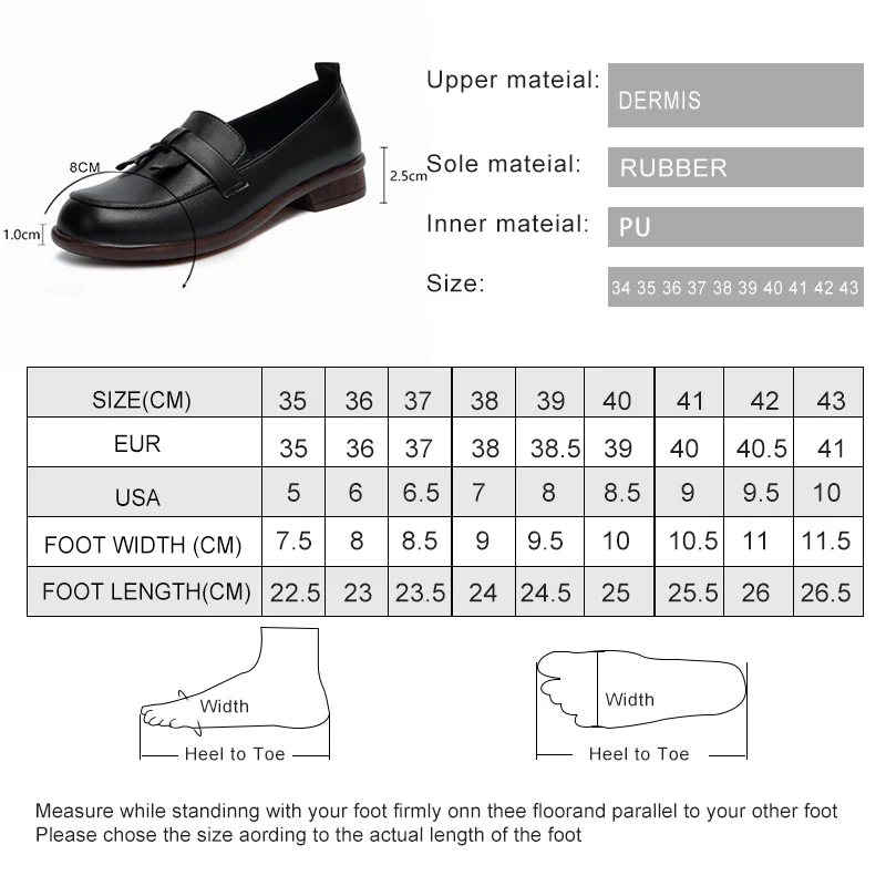 AIYUQI Loafers Women Spring Genuine Leather British Style Women Shoes Slip-on Lazy Beanie Shoes Women