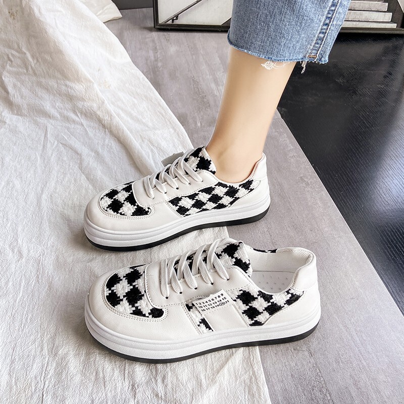 Small White Ddmywed With A Niche Design Sense For Women New Spring And Autumn Versatile Student Canvas Ins Trendy Board Shoes Chinese Brand F Ddmysatu