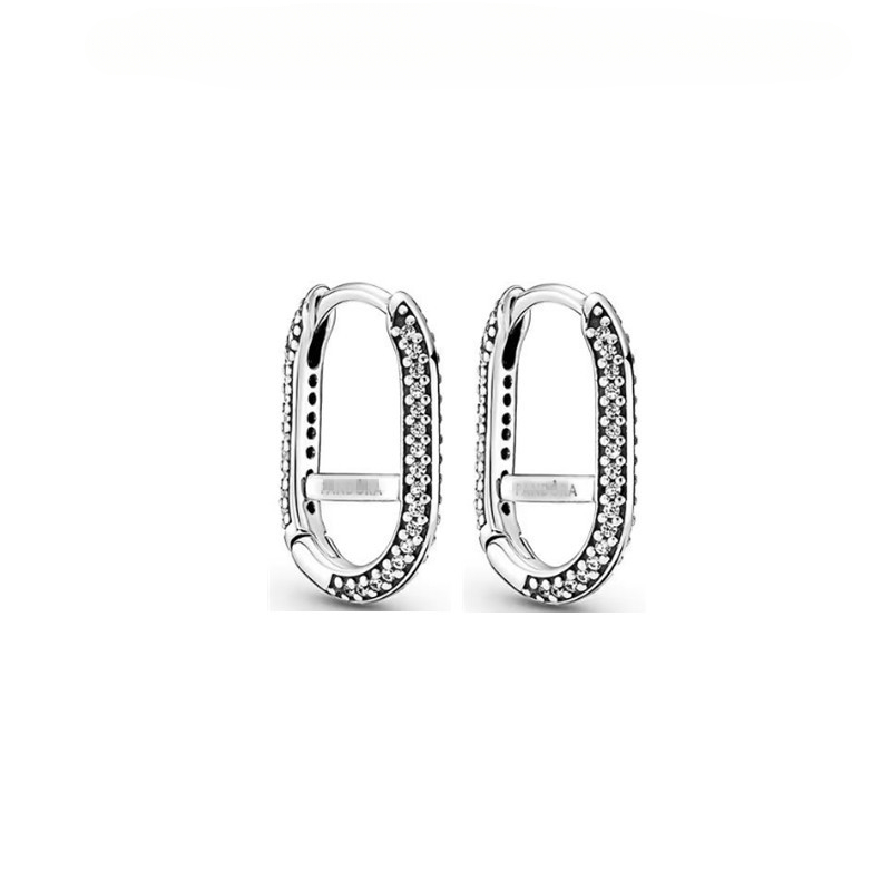 Silver Earnail New Me Earrings Concealed Chain Link Earrings Gold Rose Gold Suitable For Christmas Women's Jewelry Gifts For Mom Free Shipping