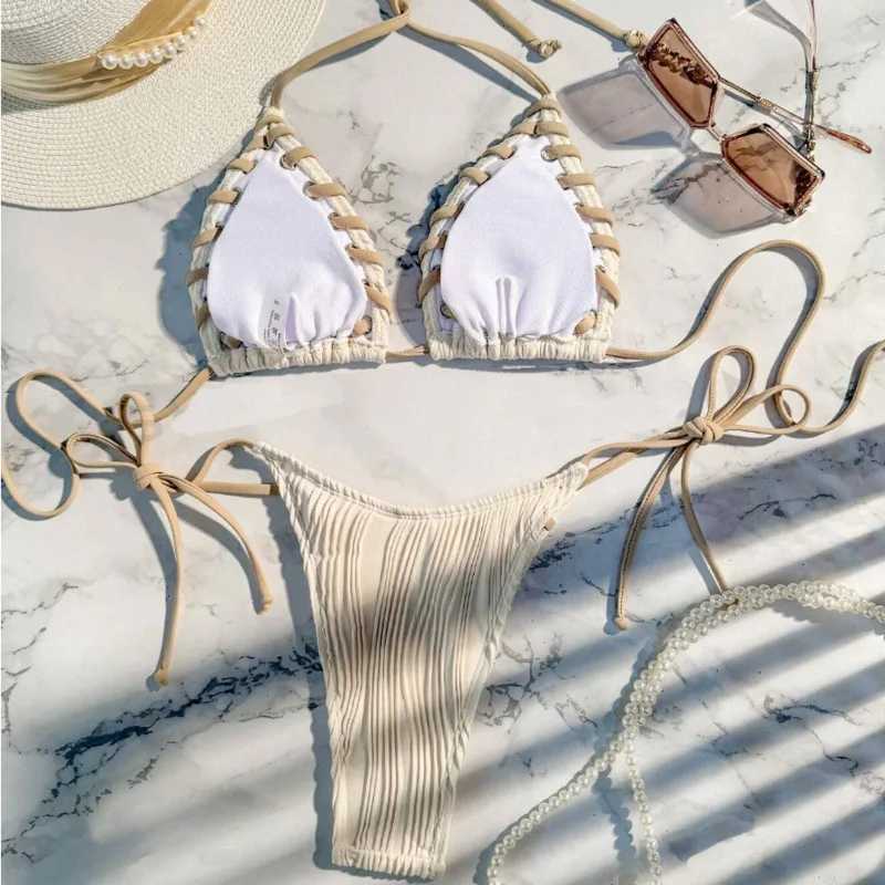 Sexy Bikinis 2025 Womens Swimwear Female Swimsuit For Swimming Wear Bathing Suits Brazilian Bikini Set Beachwear Pool BatherXJ241223