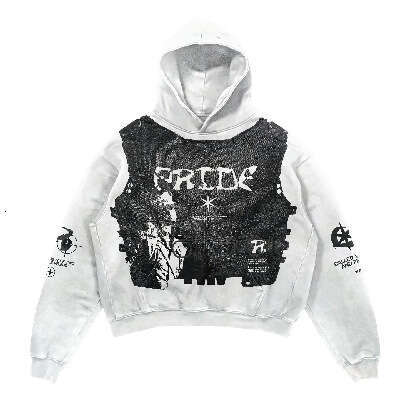 2023 New trendy men's 3D digital printed polyester fabric hoodie pullover jacket