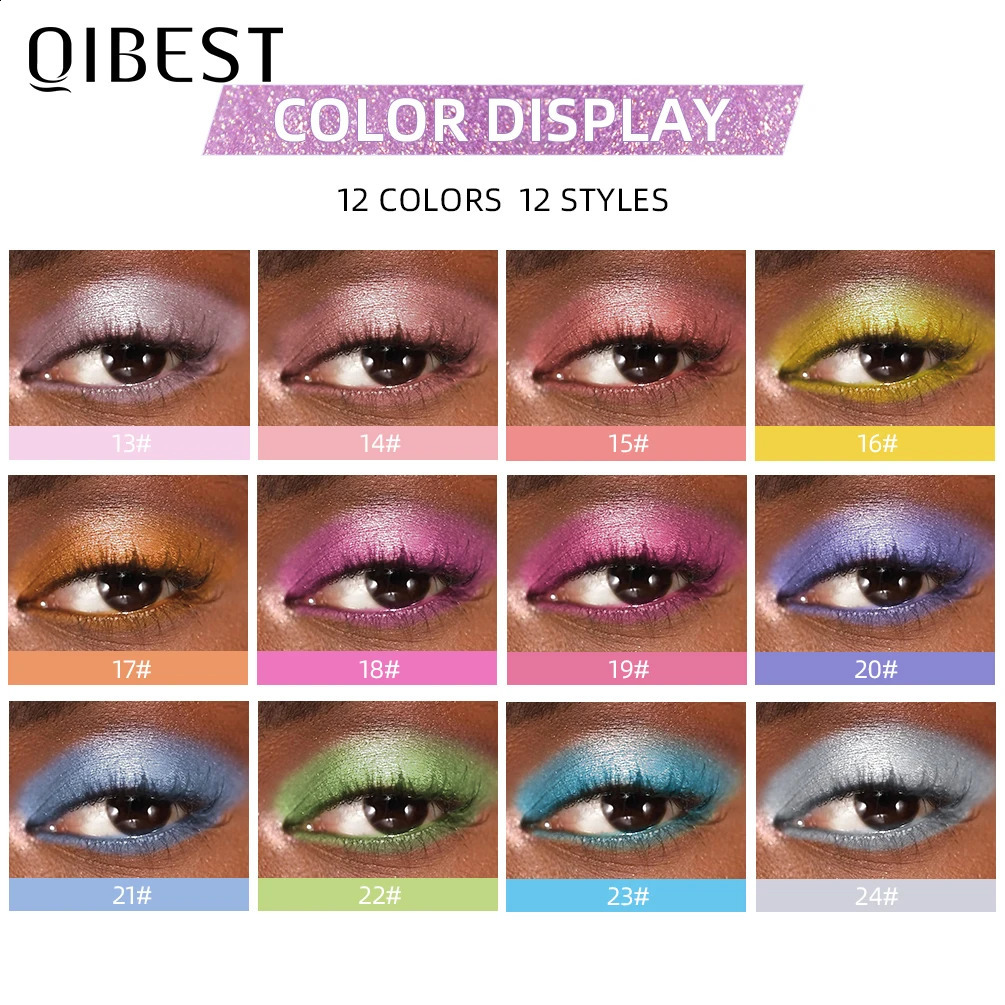 QI Glitter Liquid Eyeshadow Long Lasting Pearlescent Shiny Eye Shadow Sequins Lying Silkworm Shimmer Eyes Makeup Cosmetics 241223