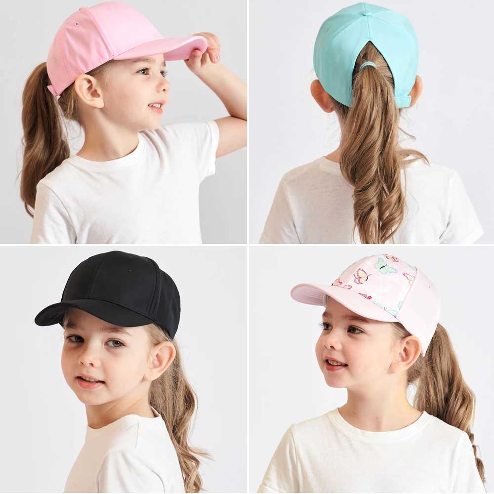 Caps Hats Mother Childrens Baseball Hat Girl Accessories Summer Childrens Girl Sun Hat Sports Travel Childrens Hat Adjustable 53/56cm H241223