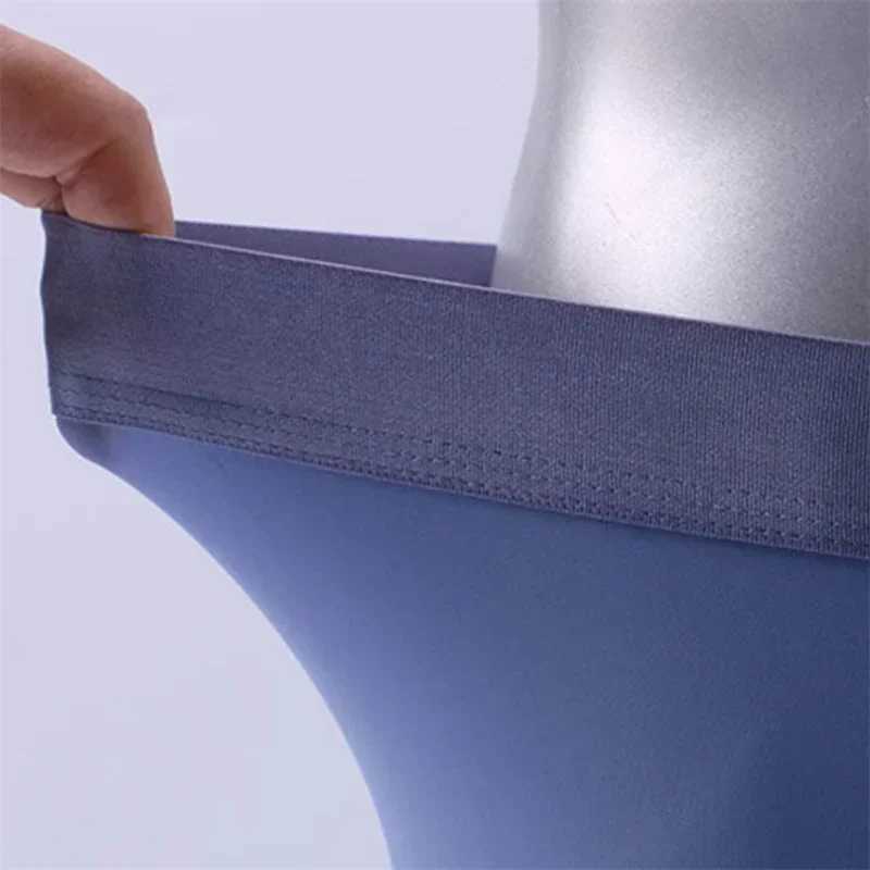 Interesting lingerie mens ice silk boxing shorts cute Spoof luggage plus size mens underwear lover facial painting gift boxer W241223