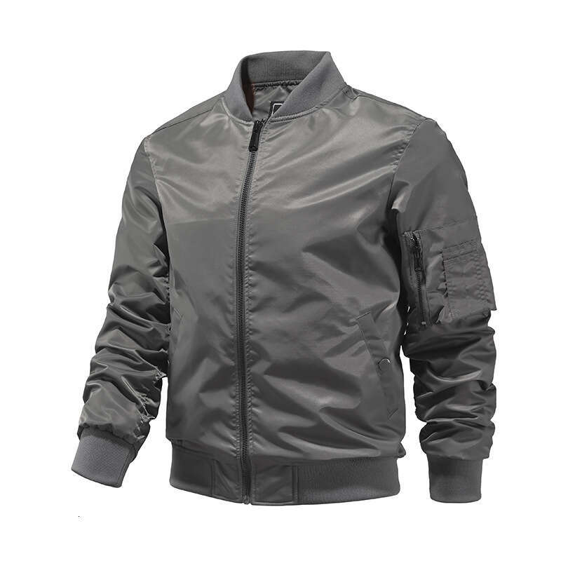 Live broadcast of flight jackets added cottonthin Spring and Autumn season MA1 pilot baseball jackets, large size