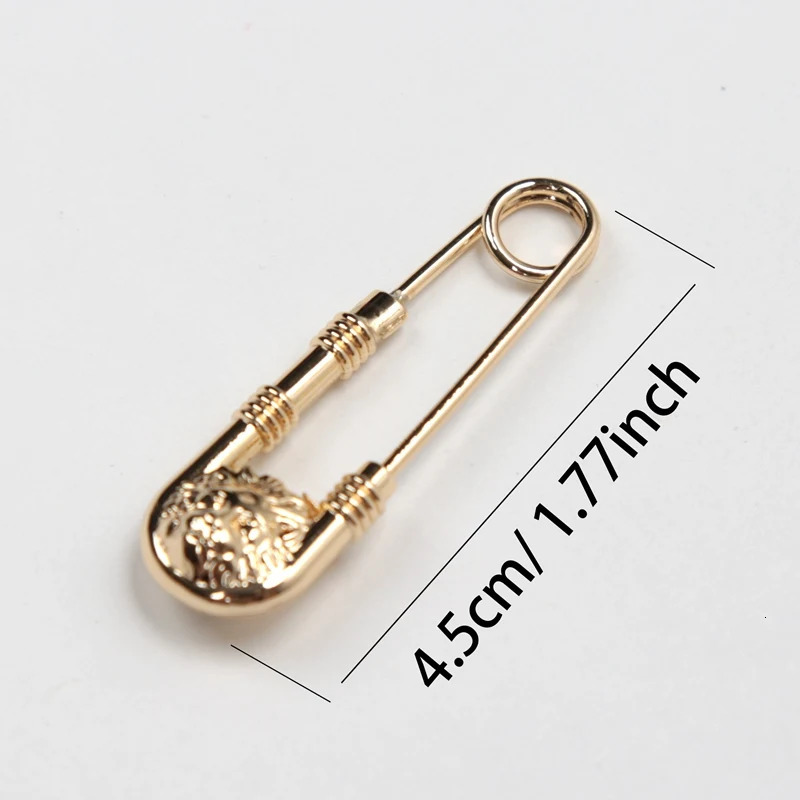 Retro Style Brooch Pin Fashion DIY Safety Pins Women Waist Closing Artifact Men Suit Jacket Decoration Simple Anime Jewelry 241220