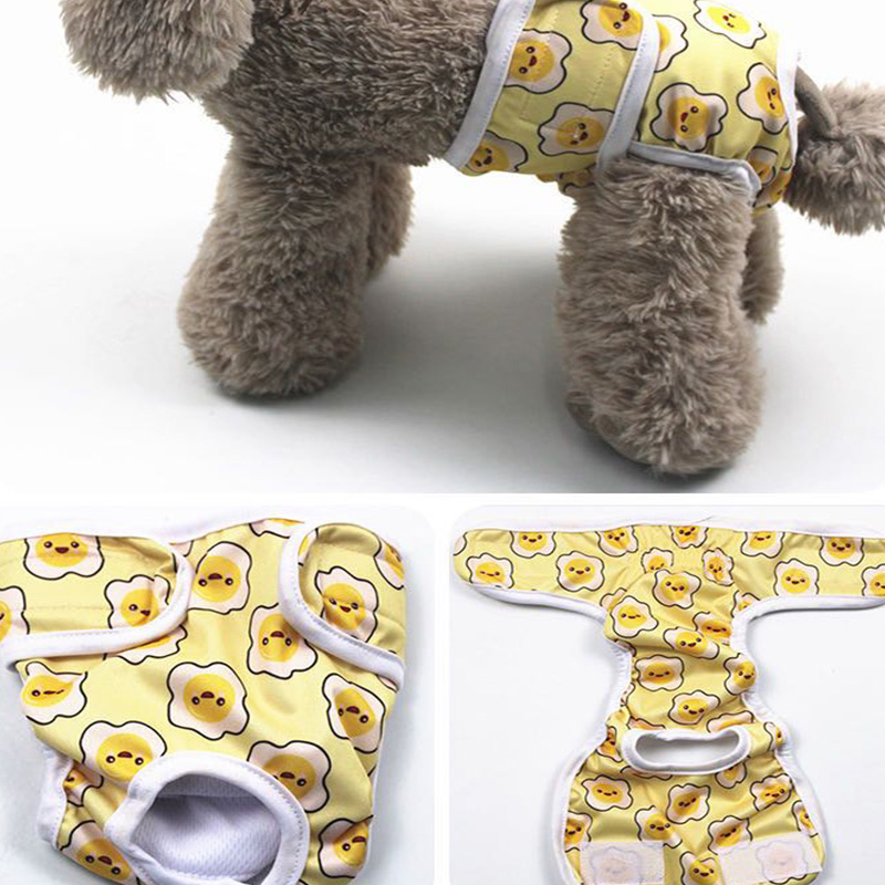Dog Diapers Physiological Pant Puppy Women's Panties Shorts Underwear Washable Female Dog Diper Panties Pet Dog Cat Clothes