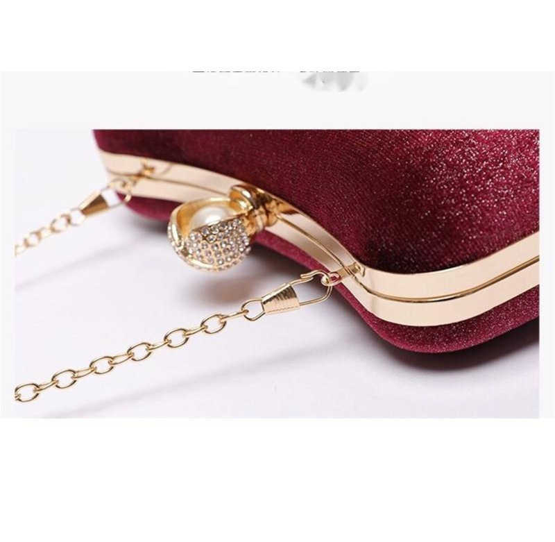 Clutch Bag New Style Velvet Hot Gold Dinner Bag Cheongsam Party Handbag Celebrity Evening Dress Bag Bridesmaid Wedding Bag 240920