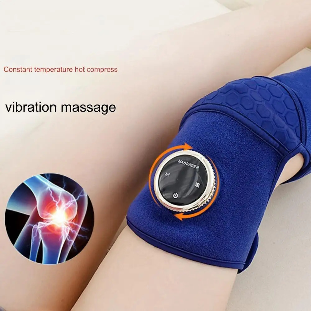 Wireless Vibration Knee Massager Electric Heating Constant Temperature Warm Knee Pad Shoulder Pad Compress Massage 241224