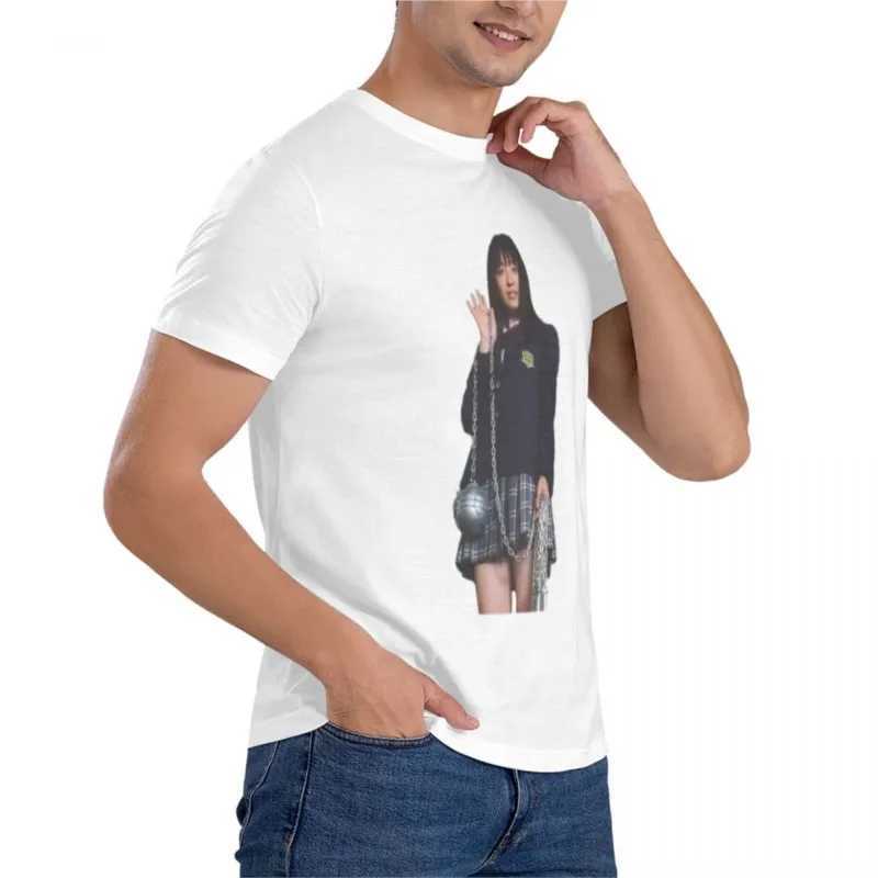 Brand Mens Cotton T-shirt Gogo Yubari Classic Mens Pure Cotton T-shirt W241223