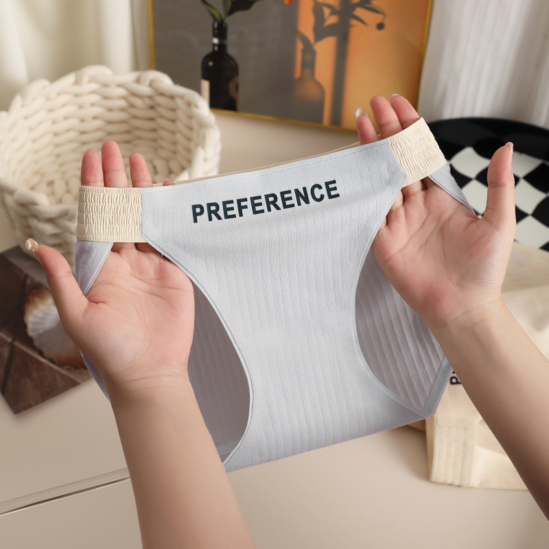 3pcs/set Triangular Panties Fashion Sexy Underware Breathable Gerie Woman Women's Cotton Briefs Female Seamless Intimates