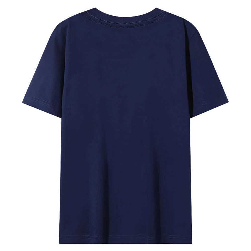 Plain weave round neck T-shirt 100% pure cotton summer mens T-shirt wholesale short sleeved high-end T-shirt unisex Playeras De Hombre Algodon W241223