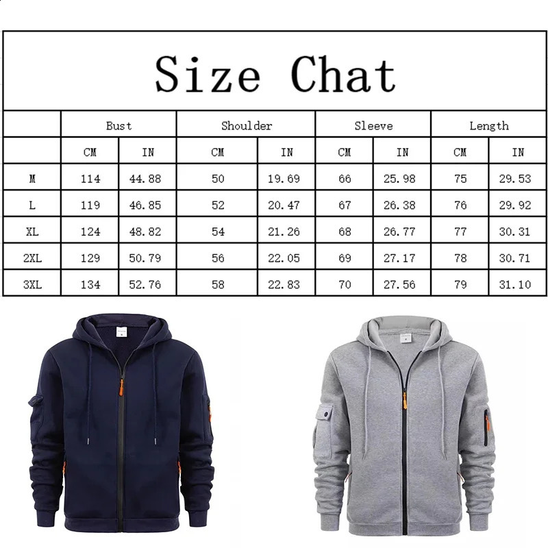 Mens full zip hoodie jacket hoodie regular pocket sports outdoor daily er basic casual autumn winter hoodie sportswear 241223