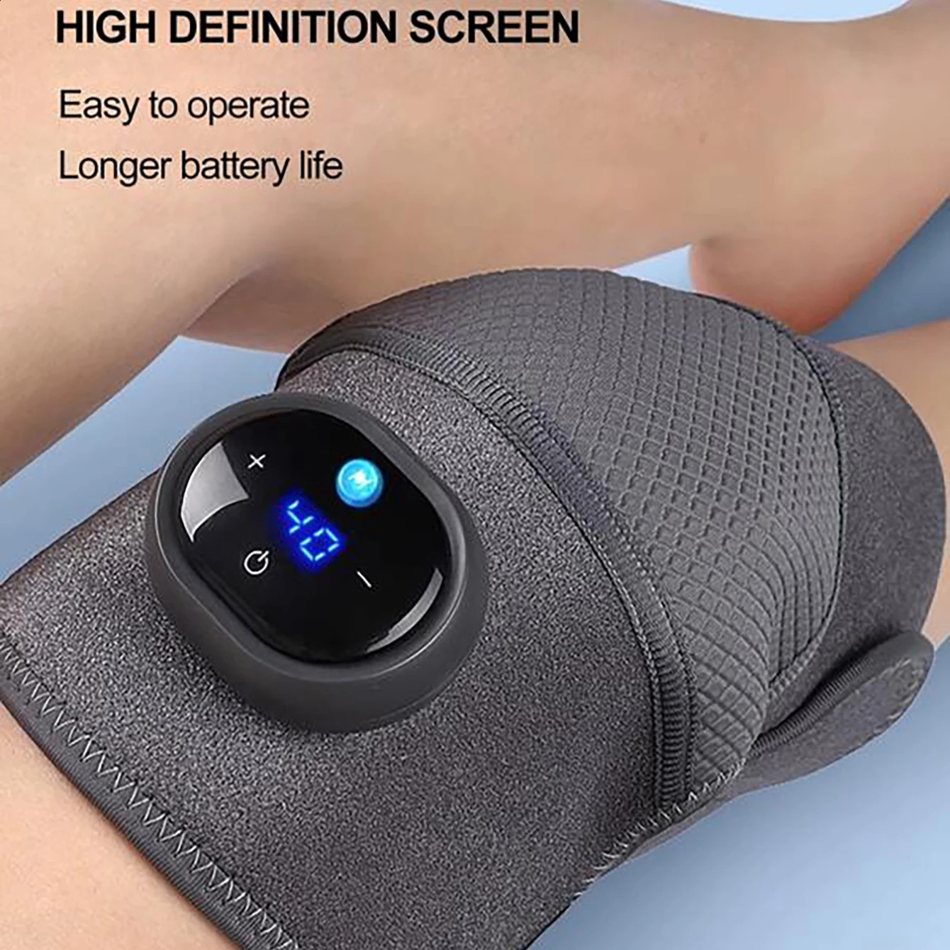 Heated Knee Massager Shoulder Support Adjustable Vibration and Heat Modes for Knees Elbows Shoulders Relaxation Leg 241224