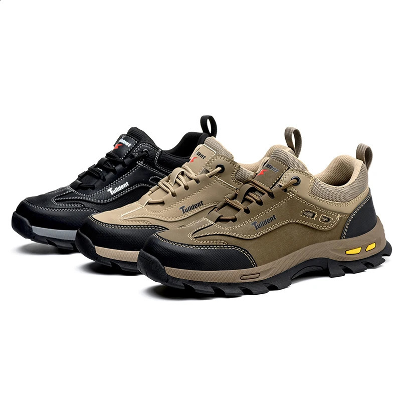 Work safety shoes mens safety boots shock resistant perforated work shoes sports shoes mens work boots durable 10kV 241223