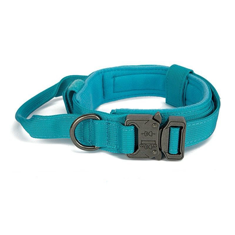 Pet Dog Collar Leash Set Nylon Material Durable Dog Collar Reflective Leash Pet Tactical Training