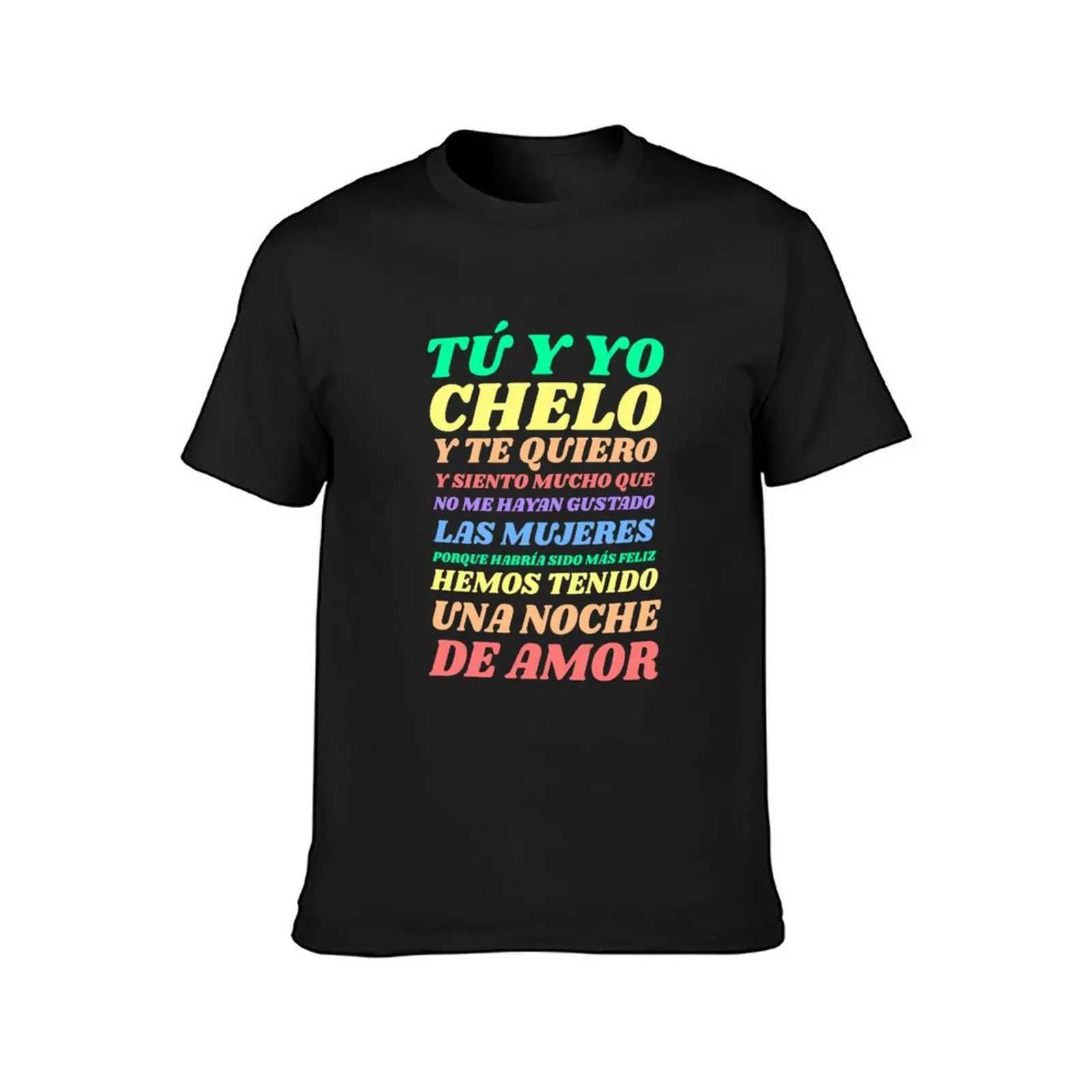 We spent a night full of love with Chelo and Barbara Rey T-shirts Kawaii dresses pure summer clothes mens graphic T-shirts and hip-hop W241223